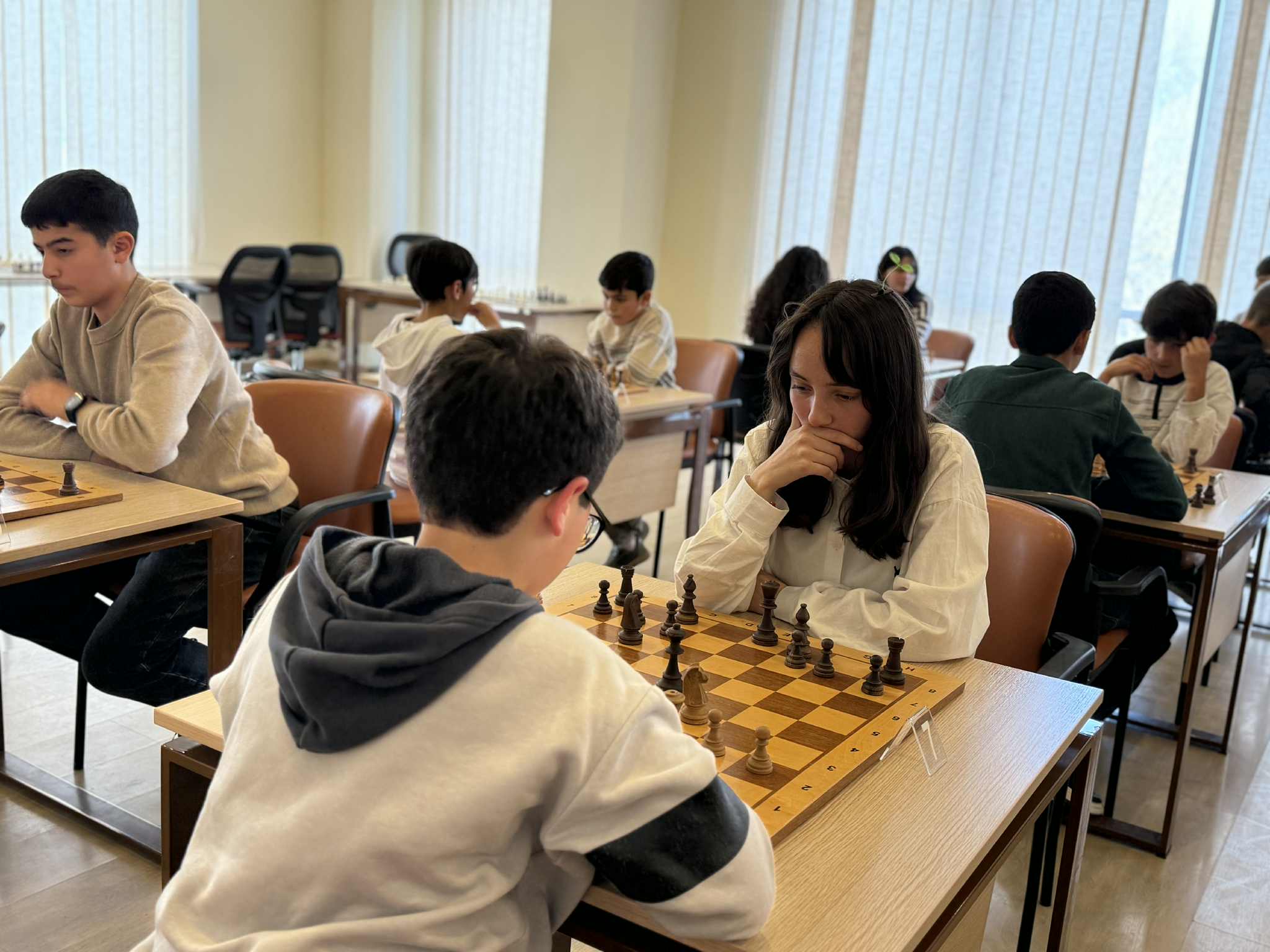 Yuxary Saral chess players achieved success in the chess tournament